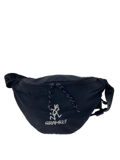 商品画像：ウエストバッグ/ナイロン/BLK/無地 1