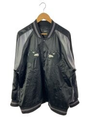 スカジャン/XL/ポリエステル/BLK