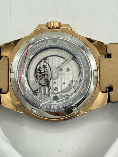 商品画像：自動巻腕時計/アナログ/レザー/BLK/BLK/F2501 3