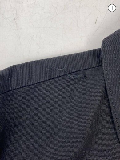 商品画像：トレンチコート/42/コットン/BLK/無地/B1A88-330-09 7