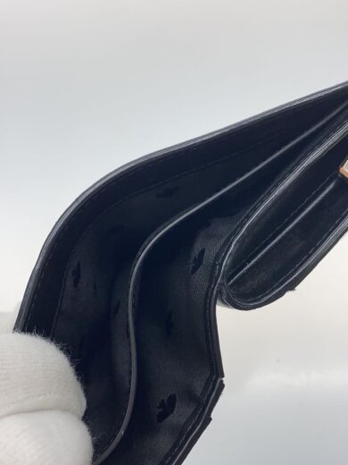 商品画像：2つ折り財布/PVC/BLK/レディース 6