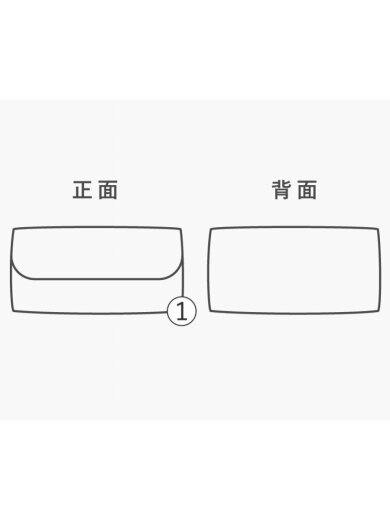 商品画像：2つ折り財布/PVC/BLK/レディース 9