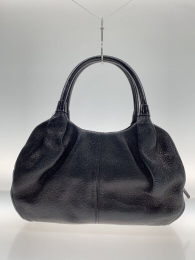 商品画像：ハンドバッグ/レザー/BLK/無地 3