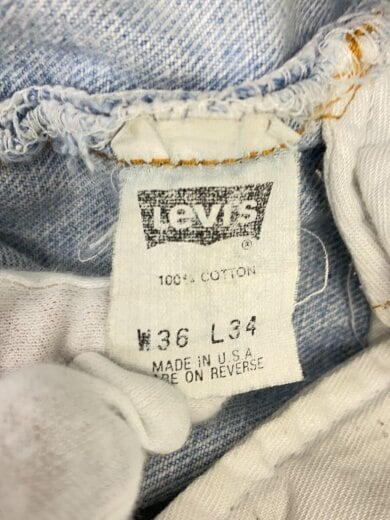 商品画像：ストレートパンツ/36/デニム/IDG/無地/501-0191 5