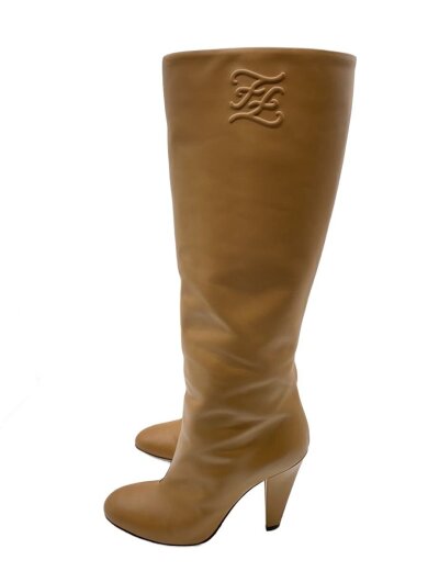 商品画像：ロングブーツ/37/CML/レザー 1