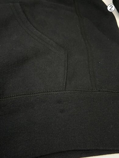 商品画像：Ｃross BoxLogo Ｈooded Shjrts/パーカー/S/コットン/BLK/無地 8