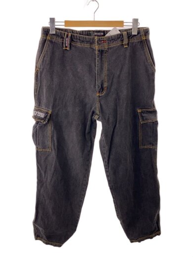 商品画像：ストレートパンツ/34/コットン/BLK/無地 1