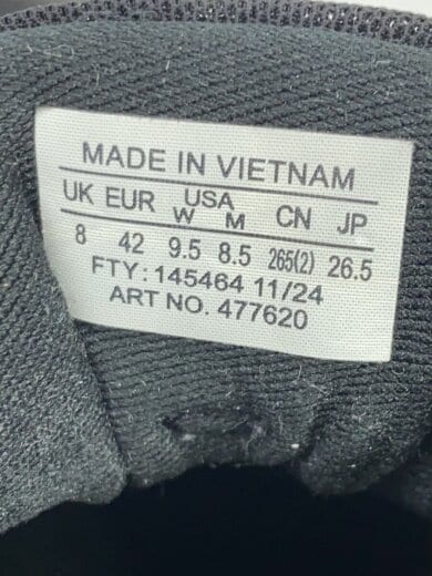 商品画像：ローカットスニーカー/26.5cm/BLK/PVC/477620 5