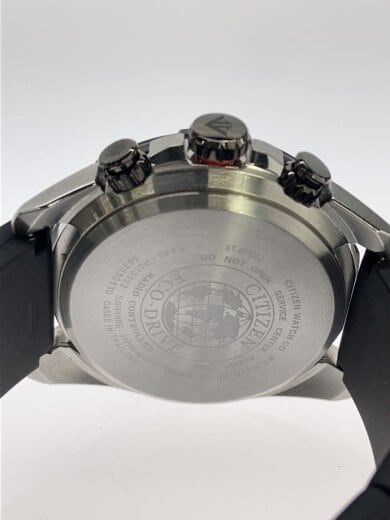 商品画像：ソーラー腕時計/アナログ/ラバー/BLK/BLK/E660-R010522 3