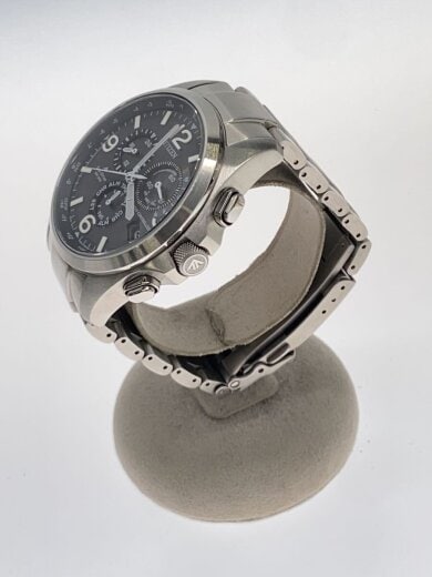 商品画像：クォーツ腕時計/アナログ/ステンレス/BLK/SLV/E660-S123003 2