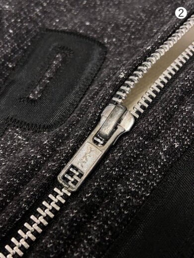 商品画像：2010/アーチロゴ/ジップパーカー/L/コットン/BLK/無地 8