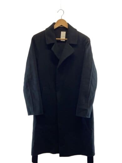 商品画像：コート/44/ウール/BLK/無地 1