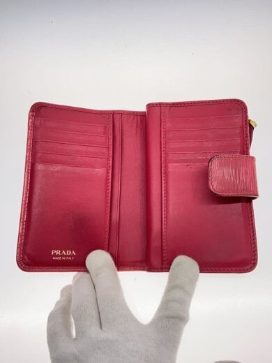 商品画像：2つ折り財布/--/PNK/無地/レディース/1ML225 4