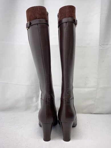 商品画像：ロングブーツ/22.5cm/BRW/レザー 6