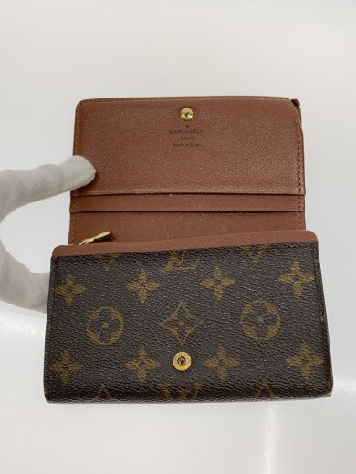 商品画像：2つ折り財布/レザー/BRW/総柄/レディース/M61730// 4