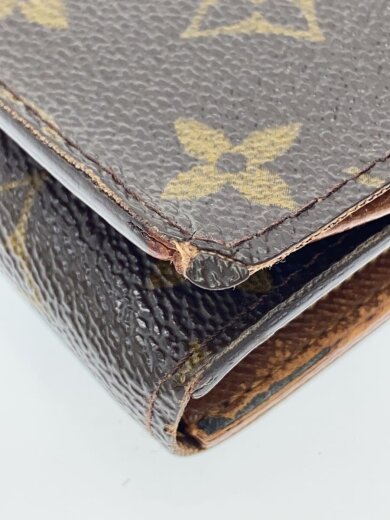 商品画像：2つ折り財布/レザー/BRW/総柄/レディース/M61730// 7