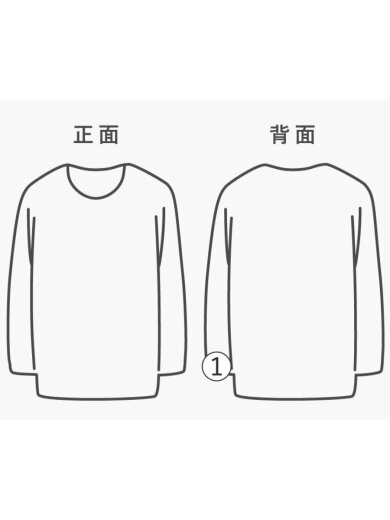 商品画像：スウェット/L/コットン/GRY/無地 5