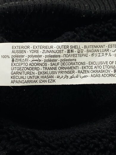 商品画像：ダブルフェイスフェイクスエードジャケット/S/ポリエステル/BLK 4