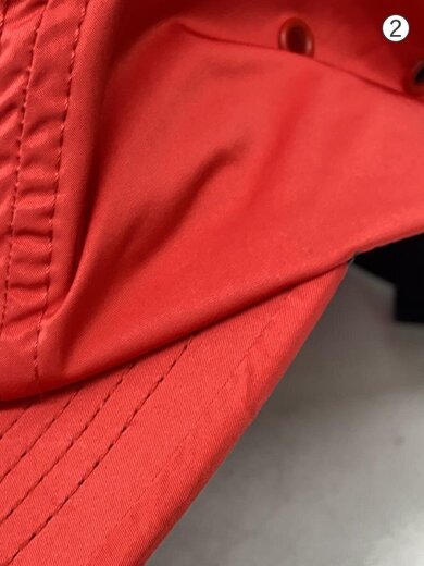 商品画像：キャップ/--/RED/無地/メンズ 8