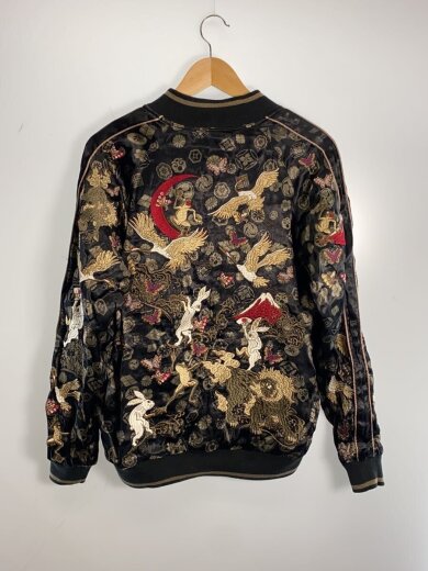 商品画像：雅結/スカジャン/--/レーヨン/マルチカラー/173246CS 4