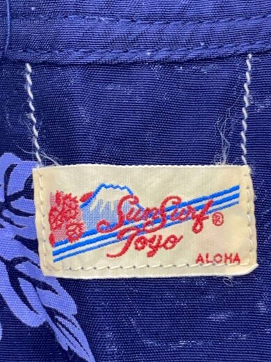 商品画像：アロハシャツ/M/レーヨン/NVY/花柄// 3