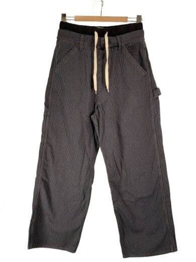 商品画像：ヒッコリーパンツ/38/コットン/NVY/ストライプ/26-030-230-0006-1-0 1