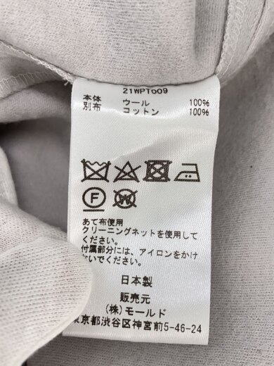 商品画像：ストレートパンツ/40/ウール/GRY/無地/21WPT009 5