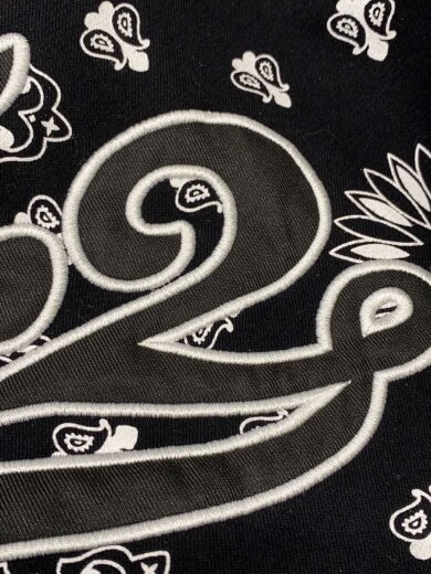 商品画像：パーカー/L/コットン/BLK/ペーズリー 9