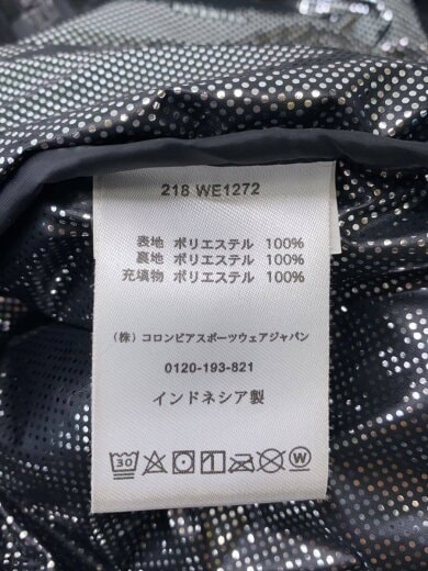 商品画像：ダウンジャケット/L/ポリエステル/BLK/無地/WE1272 4