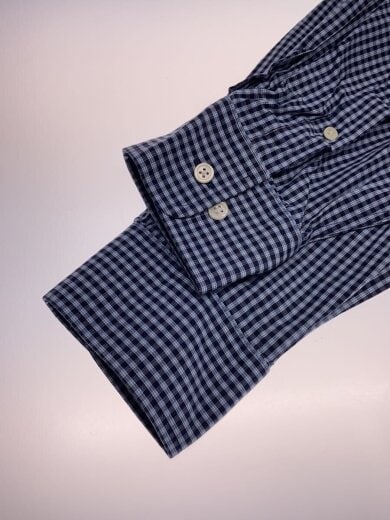 商品画像：長袖シャツ/XL/コットン/BLU/チェック// 4