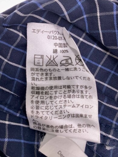商品画像：長袖シャツ/XL/コットン/NVY/チェック// 4