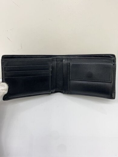 商品画像：2つ折り財布/レザー/BLK/メンズ/113112// 4