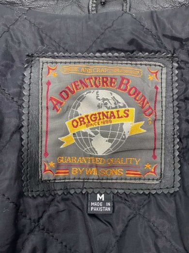 商品画像：ADVENTURE BOUND/レザージャケット・ブルゾン/M/レザー/BLK/無地// 3