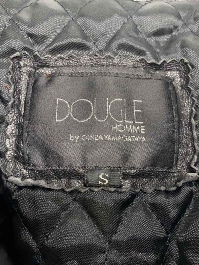 商品画像：DOUGLEHOMME/レザージャケット・ブルゾン/S/レザー/BLK/無地/YA-17// 3