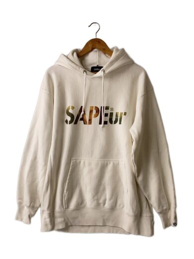 商品画像：パーカー/XL/コットン/WHT/プリント// 1