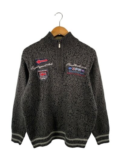 商品画像：ニット・セーター(厚手)/XL/アクリル/GRY// 1