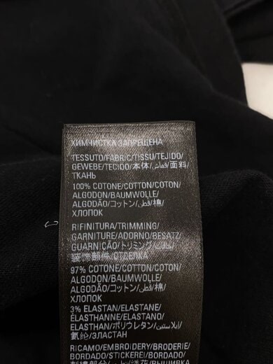 商品画像：Tシャツ/2/コットン/BLK/RG36 723976 5