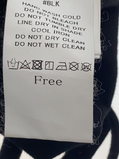 商品画像：長袖Tシャツ/FREE/コットン/BLK/4021200400 4