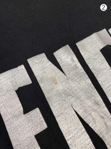 商品画像：23ss/Tape Type Tシャツ/L/コットン/BLK/739784 7