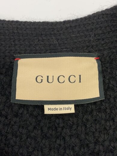 商品画像：Detachable Sleeves Cable Knit/ニット・セーター(厚手)/M/ウール/BLK/6809 3