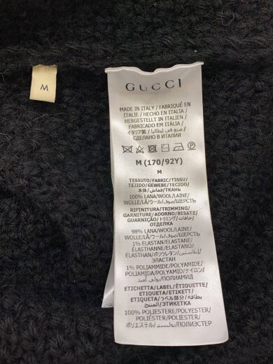 商品画像：Detachable Sleeves Cable Knit/ニット・セーター(厚手)/M/ウール/BLK/6809 4