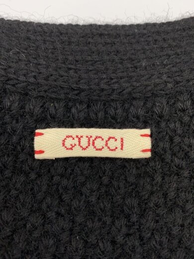 商品画像：Detachable Sleeves Cable Knit/ニット・セーター(厚手)/M/ウール/BLK/6809 8
