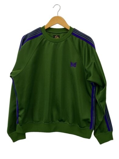 商品画像：スウェット/M/ポリエステル/GRN/無地/NS245/Track Crew Neck Shirt// 1