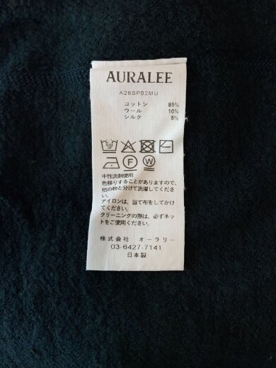 商品画像：26SS/HIGH TWIST LIGHT SWEAT PULLOVER/4/コットン/BLK/A26SP02MU 4