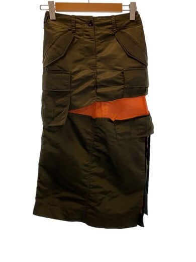 商品画像：22SS/Nylon Twill Skirt/ロングスカート/0/ナイロン/KHK/22-06064 1