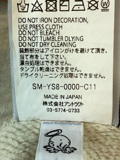 商品画像：24SS/BR_HOODIE/LA/GRAY/XL/コットン/GRY/総柄/SM-YS8-0000-C11 4
