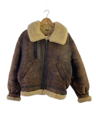 商品画像：フライトジャケット/L/羊革/BRW 1