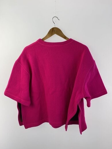 商品画像：半袖カットソー/M/ウール/PNK/無地/22A-E030-4600 2