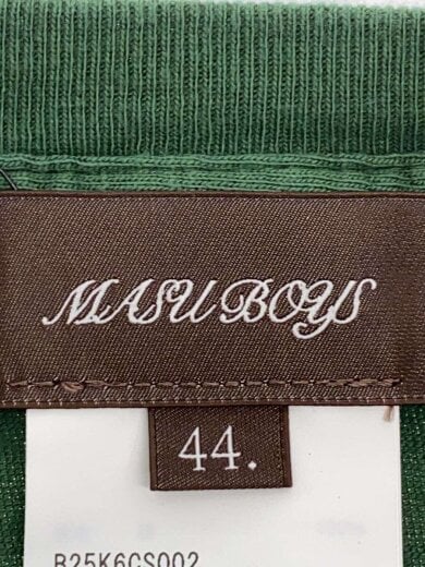 商品画像：MASU BOYS/25SS/Tシャツ/44/コットン/GRN/B25K6CS002 3