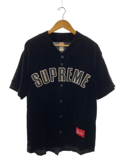商品画像：半袖シャツ/M/BLK/25SS/Velvet Baseball Jersey 1